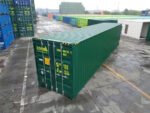 Contentor marítimo verde de 40 pés High Cube - novo