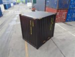 Contentor Marítimo High Cube Preto de 10 pés - Nove
